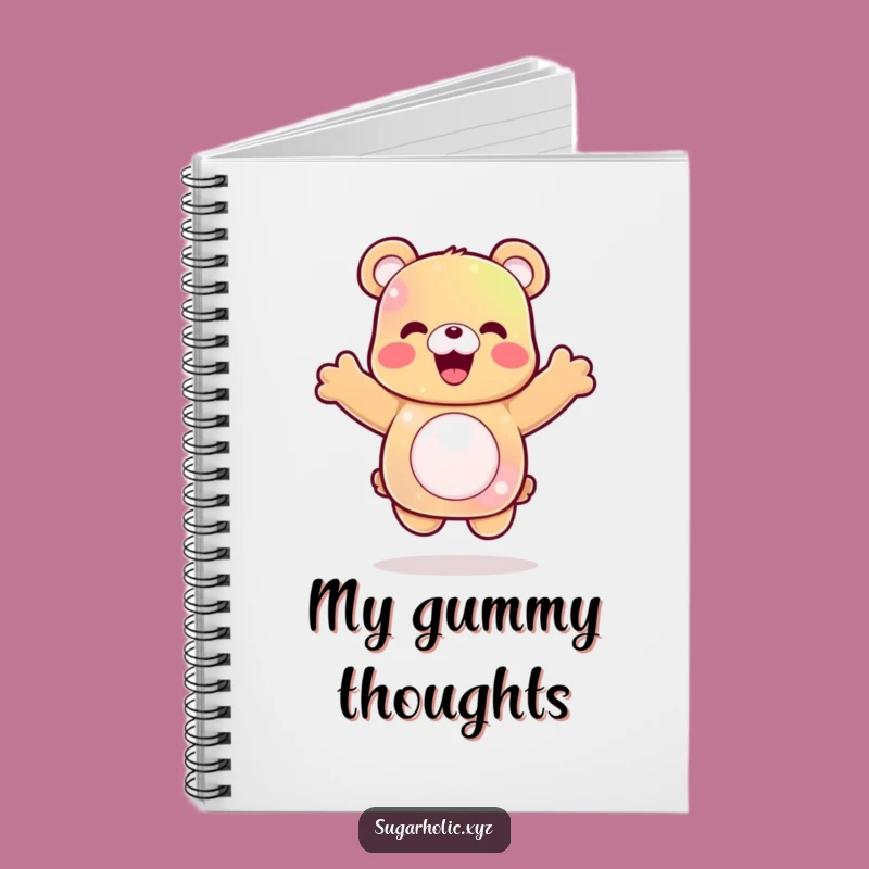 Funny Gummy Bear Jump Notebook: Jot Down Celebrations, Perfect Gift