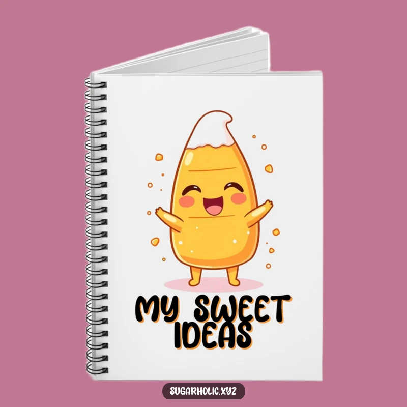 Funny Candy Corn Laughing Notebook: Jot Down Sweet Ideas with Humor, Ideal Funny Gift