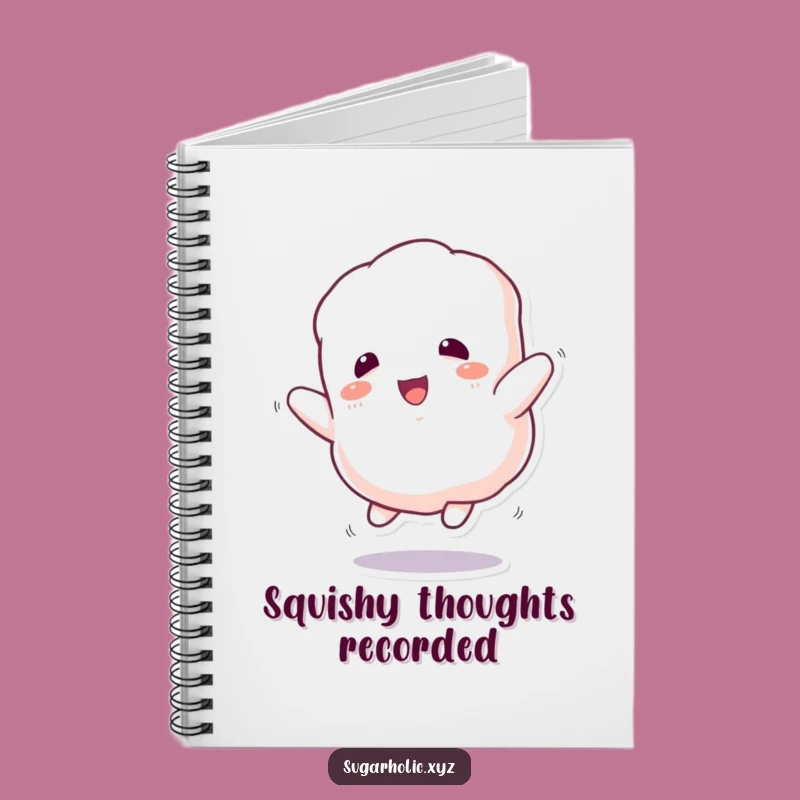 Funny Fluffy Marshmallow Notebook: Jot Down Ideas with Sweet Flair