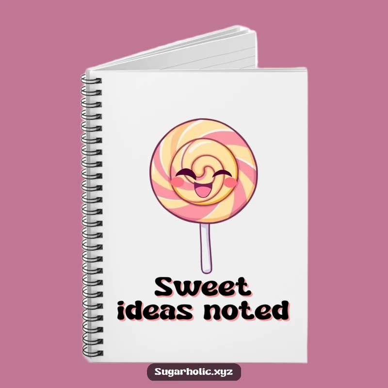 Funny Lollipop Wink Notebook: Beaming Character Journal, Sweet Gift Idea