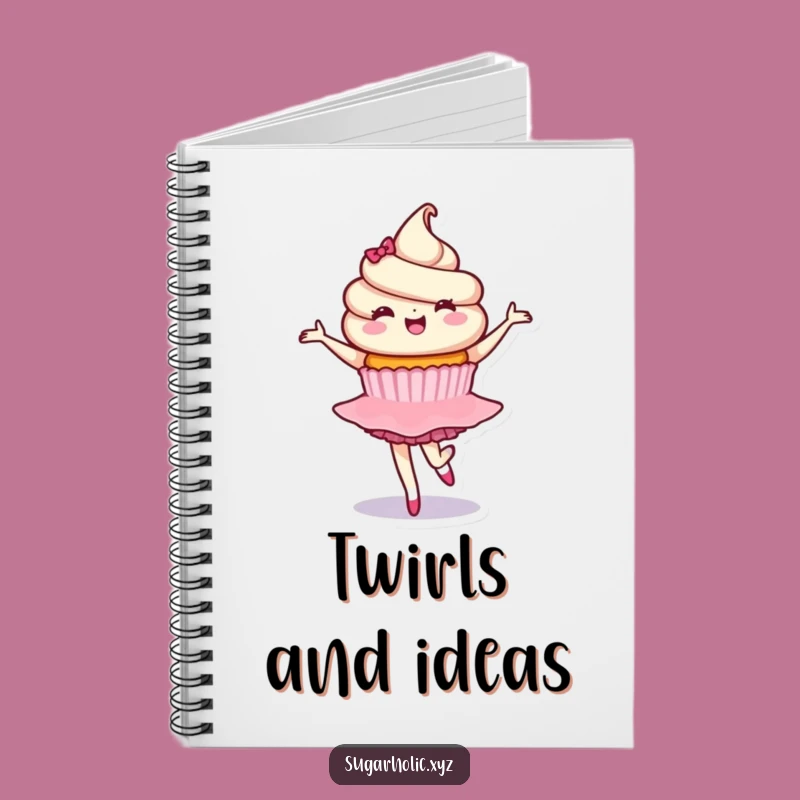 Funny Cupcake Ballet Notebook: Delighted Character Journal, Dance Gift Idea