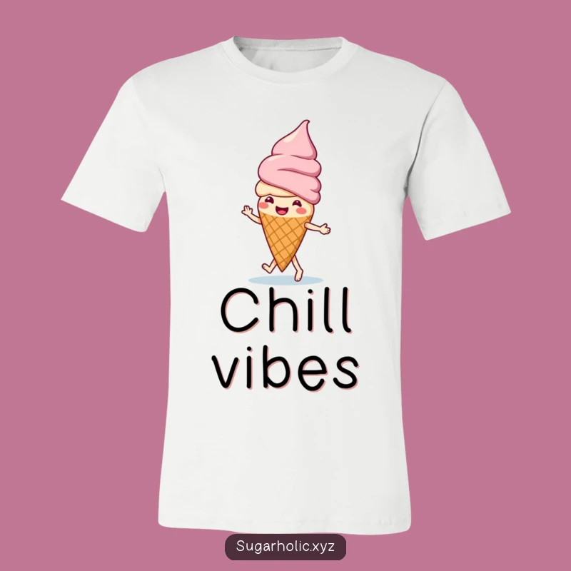 Funny Ice Cream Jig T-Shirt - Playful Cone Dancer Tee Gift Idea
