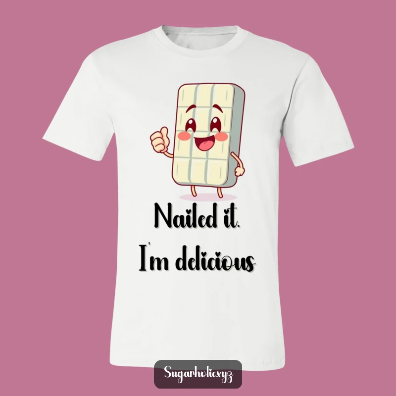 Funny Chocolate Bar Fist Pump T-Shirt: Wear Your Victory with Sweet Style