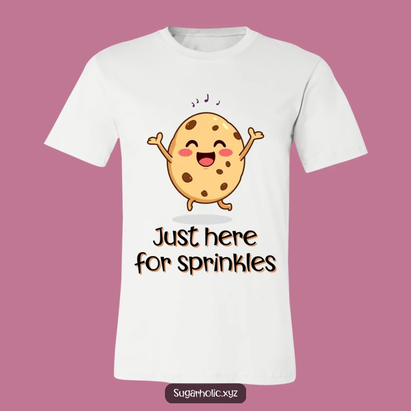 Funny Dancing Cookie Delight T-Shirt - Wear Your Sweetness & Joy!
