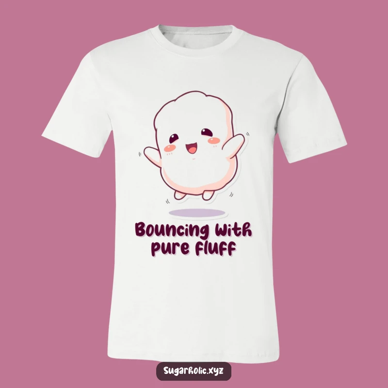 Funny Fluffy Marshmallow Tee: Wear Your Enthusiasm with Cute Style
