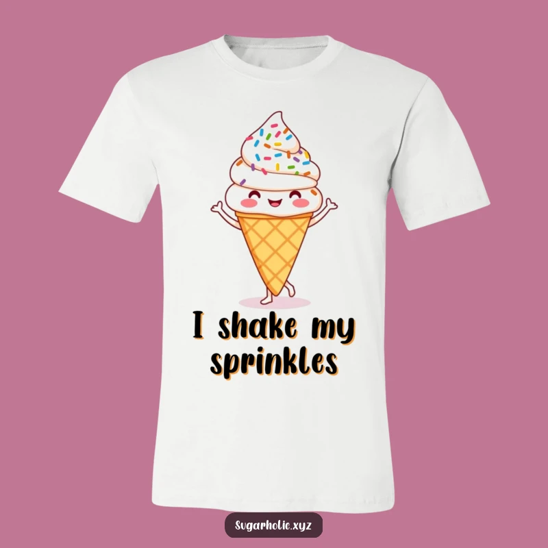 Funny Ice Cream Cone Jig T-Shirt - Wearable Humor, Great Funny Gift