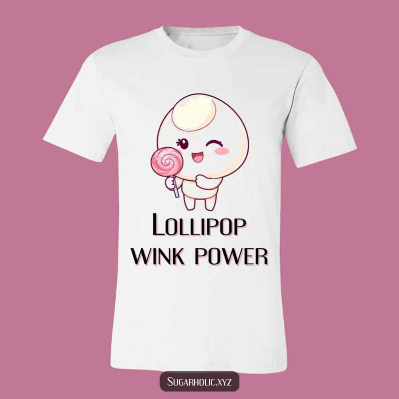 Sparkling Wink Funny Candy T-Shirt - Sweet Style Gift