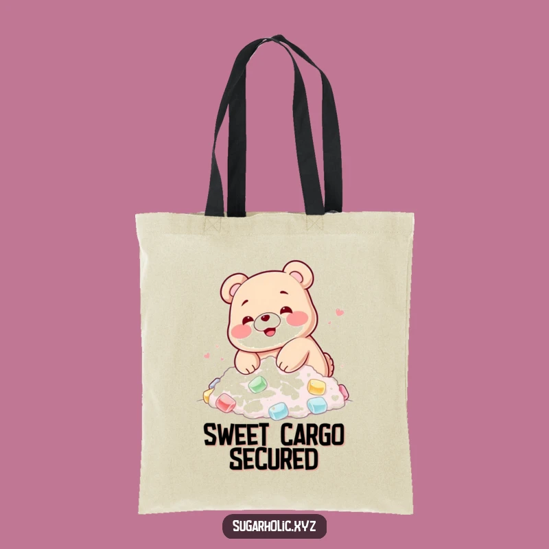 Funny Gummy Bear Sugar Dive Tote Bag - Carry Your Sweetness!